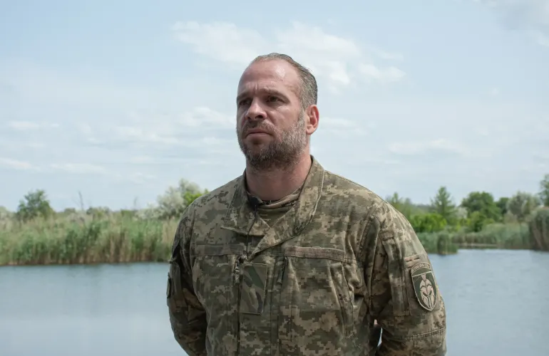 French Mortarman Fighting For Ukraine Freedom